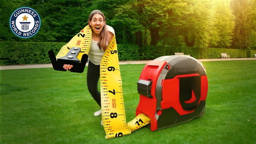 World's Largest Tape Measure | Guinness World Records
