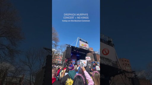 none other than dropkickmurphys making an appearance today on the Boston Common… swing by and
