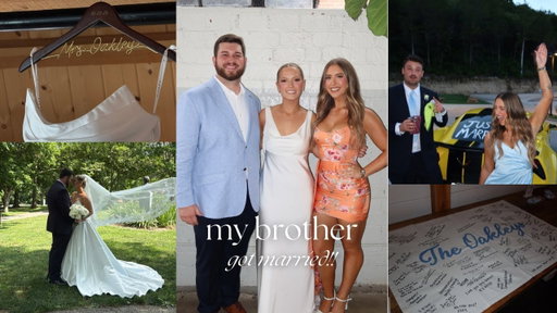 my brother got married!