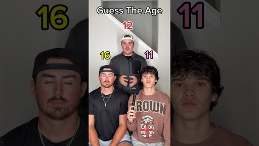 Guess The Age🔢🤣 Watch till the end for an inside joke #games #guessinggame #funny
