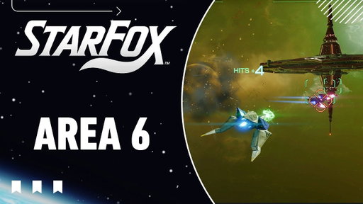 Star Fox on Switch 2 - Area 6 | 4K 60FPS