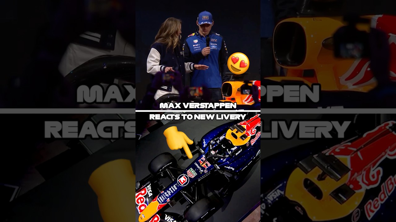 Max Verstappen Reacts To New 2026 Red Bull Livery! 😍