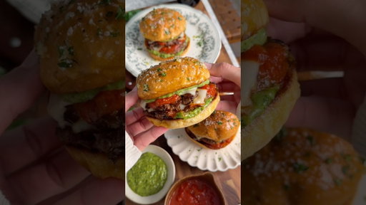 meatball parm but make it a smash burger