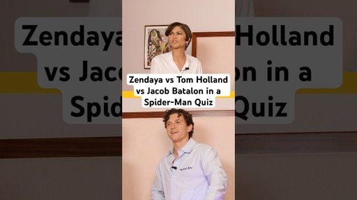 Zendaya vs Tom Holland vs Jacob Batalon in a Spider-Man Quiz