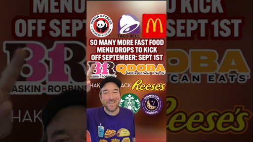 These New Fast Food Releases are DIABOLICAL in September 😲🔥 #fastfood #sweets