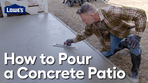 How to Pour a Concrete Patio