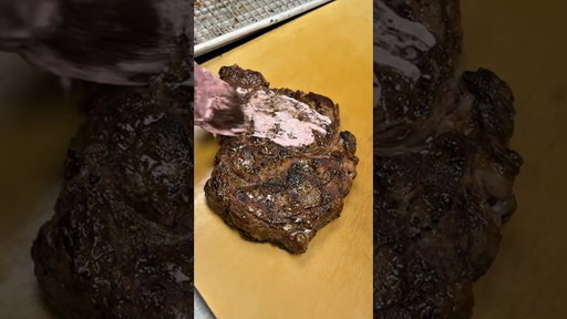 Boneless Ribeye with Red Wine Shallot Butter from Carversteak in Las Vegas