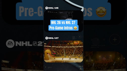 Pregame intros got the extended cut this year in #NHL27 🎬