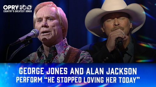 George Jones & Alan Jackson - "He Stopped Loving Her Today" | Opry 100: Country's Greatest Songs