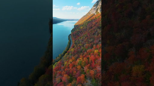 Most Beautiful Fall Lake Drive In America?!