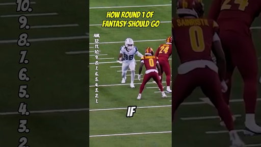 How Round 1 of Fantasy Football Should Go 📈