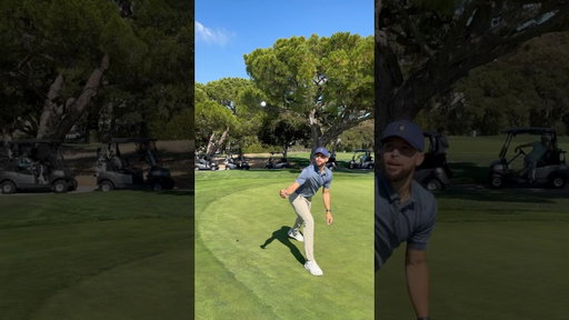I can’t believe Steph Curry did this! #golf #shorts