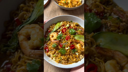 How to level up your instant noodles! Maggi goreng basah— so good!
