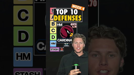 Top 10 Fantasy Defenses - Week 4