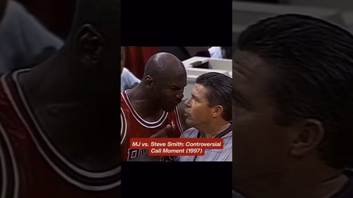MJ vs Steve Smith: Controversial Call Moment (1997) Was this a foul or Michael just being Michael?