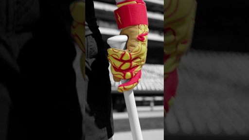 Harrison Bader Flames Batting Gloves — First Look