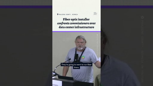 Fiber optic installer confronts commissioners over data center infrastructure