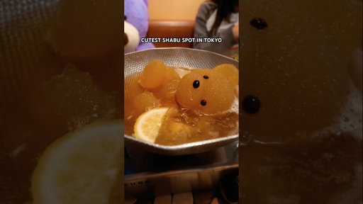 Bear Shabu in Tokyo (Kumachan Onsen Shabu) #shorts