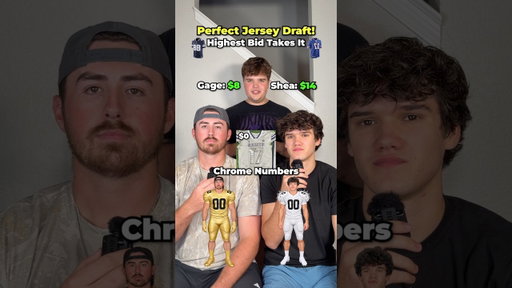 Perfect Jersey Draft! #sports #games