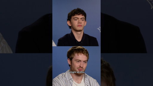 Reflecting on eyebrows and curtains with the stunning  Heartstopper cast #heartstopper #interview