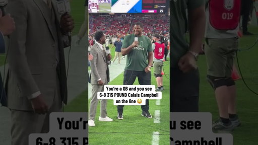 6-8 315 Pound Calais Campbell Is A UNIT 🤯