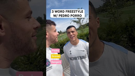3 Word Freestyle with Pedro Porro 🏆