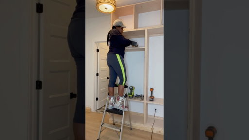 Shoe Closet Built In #homerenovation #diy #woodworking
