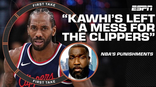 Kawhi set the Clippers back 15-20 years! - Perk on the NBA issuing punishments | First Take