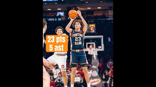 Keaton Wagler scores a career-high 23 points and added five assists.