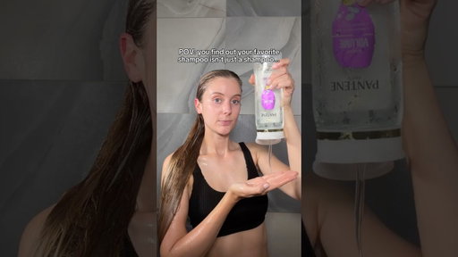 POV: you just found out the Pantene Sheer Volume shampoo isn’t just a shampoo 👀