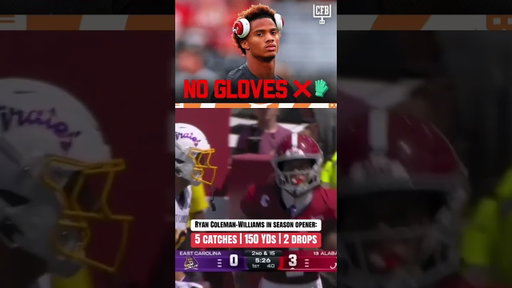 Coleman-Williams Announced He WILL NOT Be Wearing Gloves This Season 👀