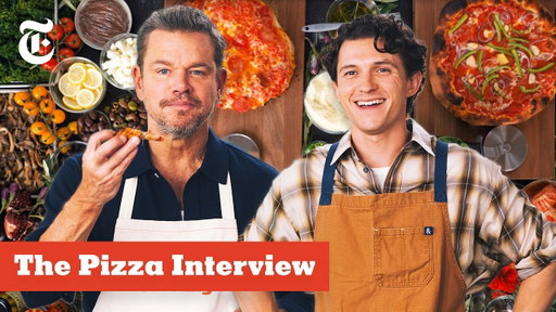 Matt Damon and Tom Holland: The Pizza Interview | NYT Cooking