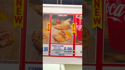 New combo calzone at Costco