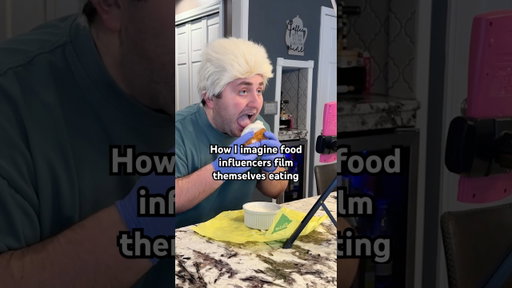 Food influencers filming themselves eating #shorts