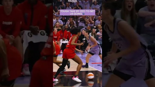 Tough take by Ceci for the first points in Valkyries history! 🔥⚔️#goldenstatevalkyries #wnba