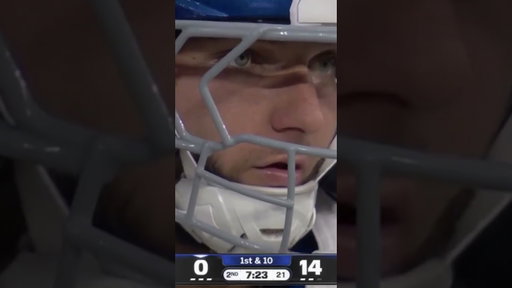 Cam Skattebo face twitch