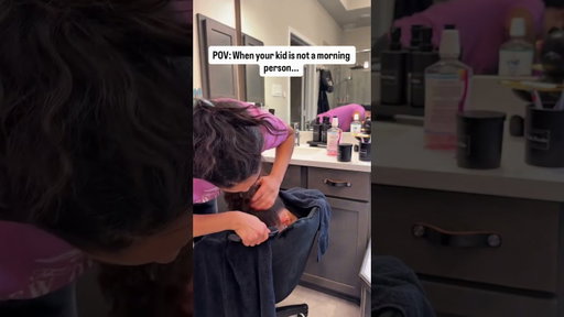 Anybody else’s child sleep through the entire getting ready process? 😭😂 I was just like this when
