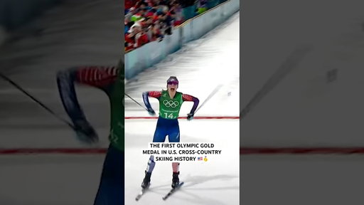 The first Olympic gold medal in U.S. cross-country skiing history
