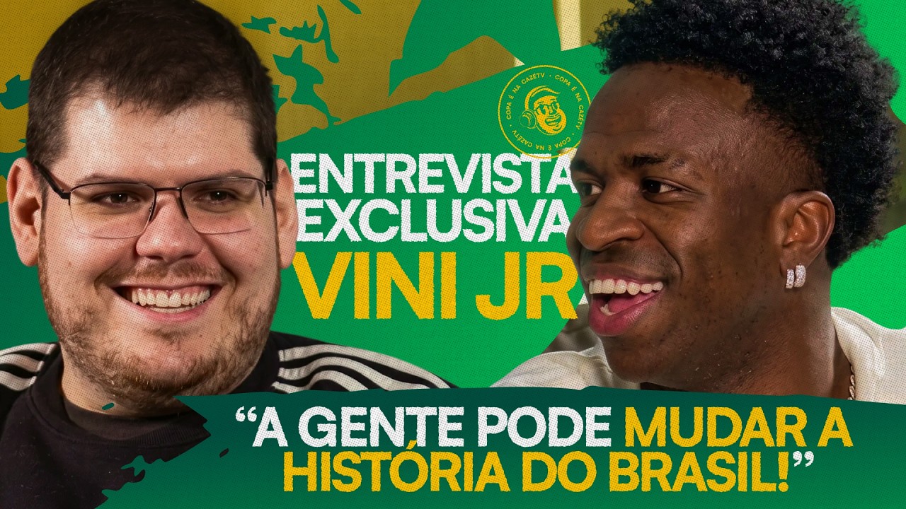 CASIMIRO ENTREVISTA VINI JR! COPA DO MUNDO, FUTURO NO REAL, VOLTA AO FLAMENGO E A ROTINA DE ATLETA