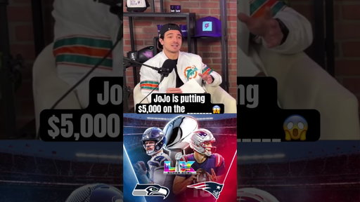 Is JoJo a genius? 😳 #superbowl #seahawks #patriots