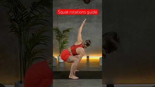 Squat rotations for back & hip mobility #mobility #mobilitytraining #hipmobility