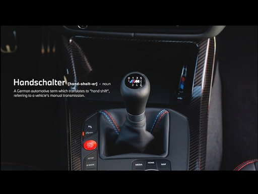 The New BMW M3 CS Handschalter