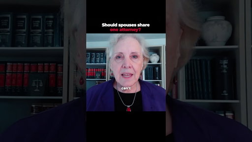 Thinking about sharing an attorney in family court?