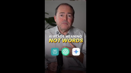 AI reads meaning, not words