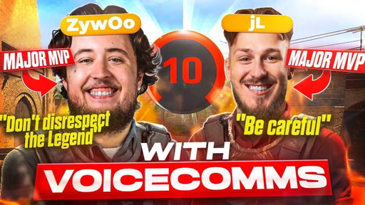 When ZywOo and jL queue on FACEIT together...