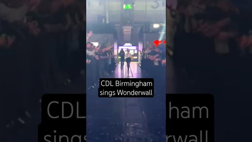 CDL Birmingham sings Wonderwall #CDL