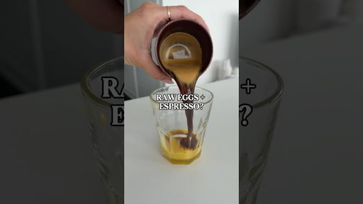 Raw Eggs + Espresso!?