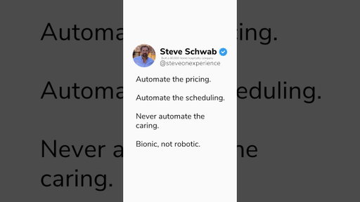 Never automate the caring.  #foundermindset #hospitalityindustry #hotelmanagement