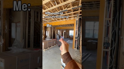 The big reveal you’ve all been waiting for! #construction #homebuilding #homedesign #newhome