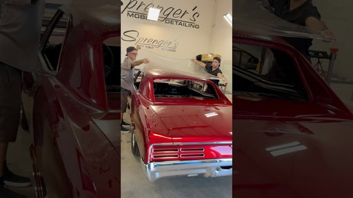 full body PPF on this GTO to protect that beautiful red paint job ! #classiccar #ppffilm #ppf